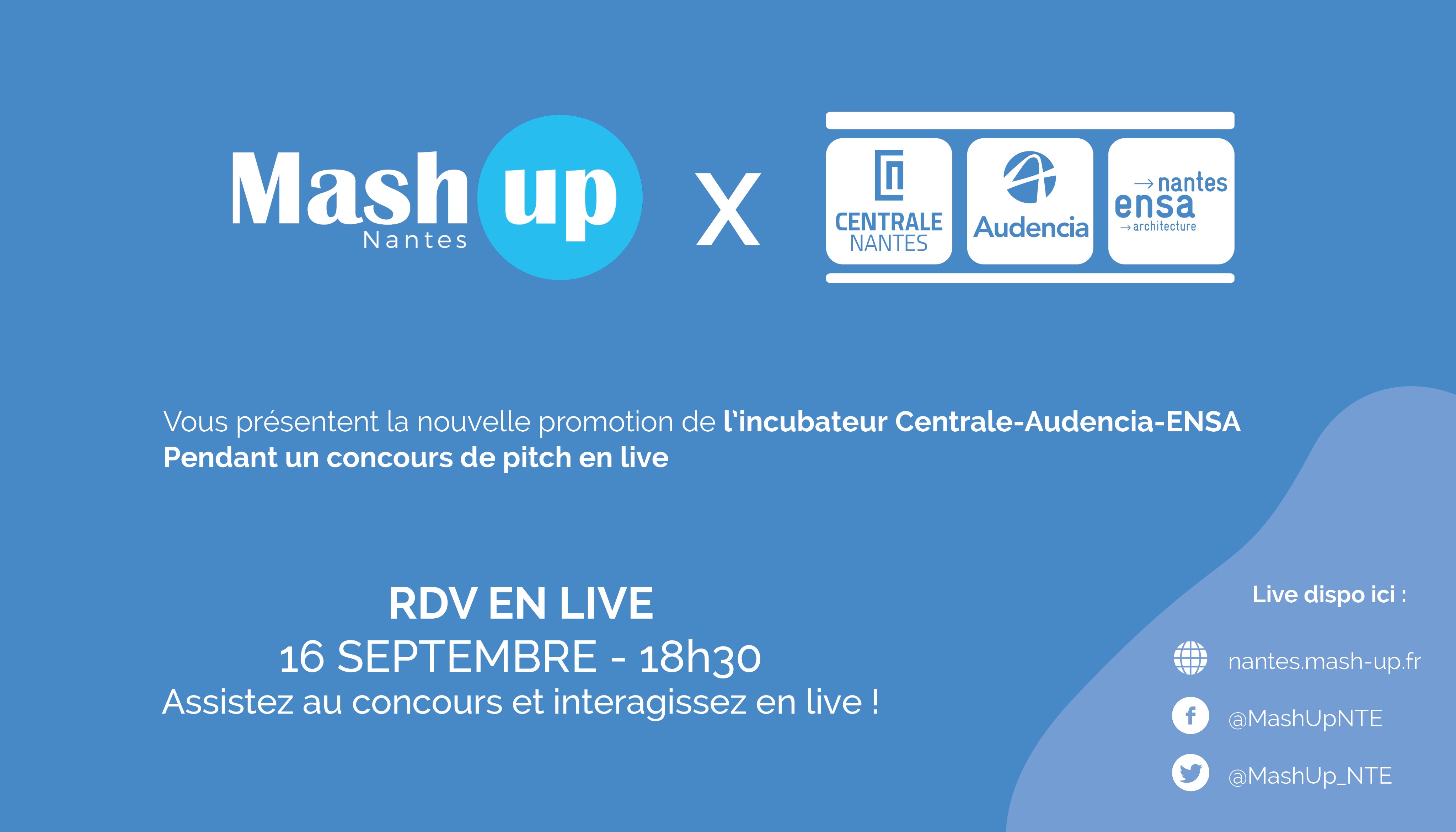 Pitch Up #2 : Mash Up x Incubateur Centrale-Audencia-ENSA